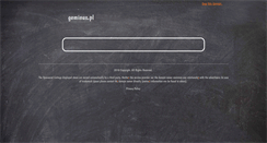 Desktop Screenshot of geminus.pl