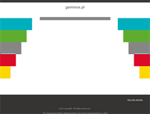 Tablet Screenshot of geminus.pl