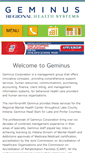 Mobile Screenshot of geminus.org